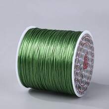 50米彩色扁平弹力线，0.8毫米手链绳，串珠线，用于珠宝制作，水晶DIY弹力绳，项链及各种DIY珠宝 - 彩色 - 查看 26