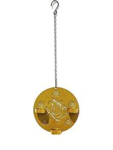 1pc Wall-Mounted Candle Holder, Metal For Lotus Lamp For Halloween And Various Scenes, 4 Seasons Useable Party Decor (Candles Not Included)