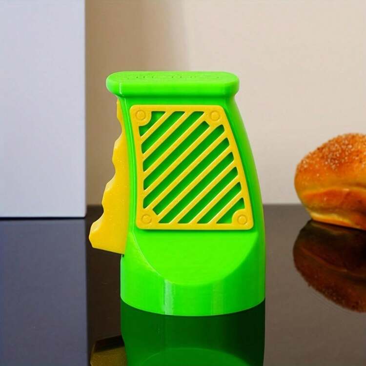 1个3D打印罐头开瓶器 - 便携式汽水、啤酒、可乐开瓶器 - 轻松旋转开盖器，饮料配件，设计紧凑，操作顺畅，户外爱好者、派对主人 - 彩色 - 查看 9