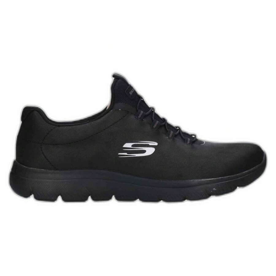 Skechers أحذية جري احترافية للنساء - الأسود - مشاهدة 1