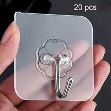 10-100pcs Heavy Duty Self-Adhesive Wall Hooks, Waterproof Bathroom Hooks, Damage-Free Storage Hooks, Multi-Function Hanging Wall Hooks - Multicolor - View 13
