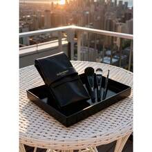 Yves Saint Laurent Multifunctional Makeup Brush - Creates Seamless Blush And Foundation Application, Must-Have For Travel - Black - View 5