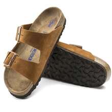 Birkenstock Unisex Arizona Sandals Soft Footbed - 貂 - 查看 2