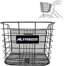 Piago Canasta Canastilla para Bicicleta Acero R24 Incluye Soportes - R24 Blanca - Ver 1