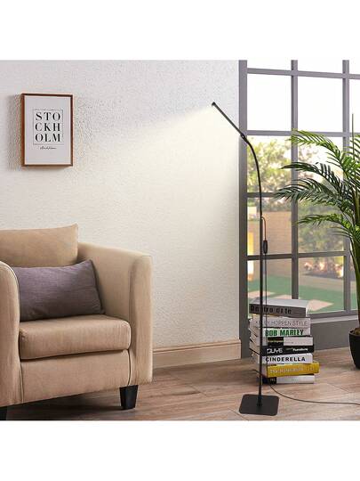 Yogle LED Vloer Lamp, Reading Lamp [120 LEDs, Modes 3000K 6000K 10 Brightness Settings] Dimmable Tafel Flexible Gooseneck Tube, Living Room, Bedroom Office view 2