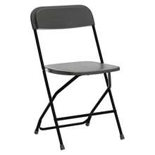 10 Pack Plastic Folding Chair, 300lb Capacity, Portable Commercial Chair With Steel Frame Home Office Wedding Party Indoor Outdoor Events, Stackable, White - 黑色+10裝 - 查看 4