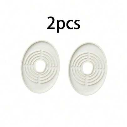 2pcs  Electric Toothbrush Charging Dock Protective Mat, Drainage Pad For Prevent Stains And Residue On The Base Station Design Collects Water Beads, Durable Plastic Material Keeps Your Receiver Clean, Bathroom Hygiene Product, Oral Care Accessory, Hygienic Storage, Sleek Organizer, Highquality Pad, Sturdy Construction, Protective Cover, Travel Essentials, Family Hygiene