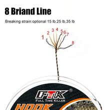 20m Carp Fishing Line Soft Hook Link Carp Hooklink Uncoated Braid Line For Hair Rig 15IB 20IB 25IB Carp Coarse Fishing Tackle