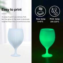 3D Printer Filament, PLA Filament Glow In The Dark, Luminous 1.75mm Dimensional Accuracy +/- 0.03 Mm, 1 Kg Spool - Multicolor - View 3
