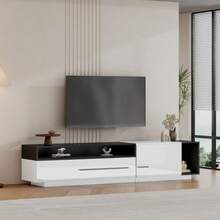 Television Stands & Entertainment Centers - Black White - View 5
