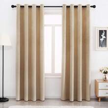 White 54 Inches Long - Grommet Thermal Insulated Window Treatment Bedroom, Filtering Set Of 2 Panels, Popular Window Decor - Kelabu tua - View 12