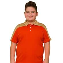 Playera Deportiva para niño de Micromesh (Dry Pro) Transpirable con Tecnología de Secado Rápido, Disponible en Diseño de Cuello Polo, Ideal para Entrenamiento, Running y Uso Diario - Multicolor - Ver 1