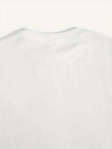 Teen Girl Clothes, Pure Cotton, Round Neck, White Top With Spider Pattern, Loose Fit, Suitable For Summer. - trắng - Xem 7