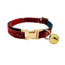 Cute Pet Christmas Plaid Print Zinc Alloy Cat Collar, Cat Collar Bow Tie Set, Soft Velvet Cat Collar With Bell, Handmade Mini Cat Collar With Metal Buckle, Cat Collar With Bow Tie And Bell
