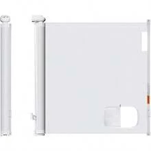 Puerta de  para Bebés, Puerta de Malla Retráctil de 180 * 86CM, Adecuada para Niños y Mascotas, Puerta Retráctil Ajustable para Bebés, Adecuada para Escaleras, Hogares, Cocinas y Porches, con Agujeros o Autoadhesiva - blanco - Ver 2