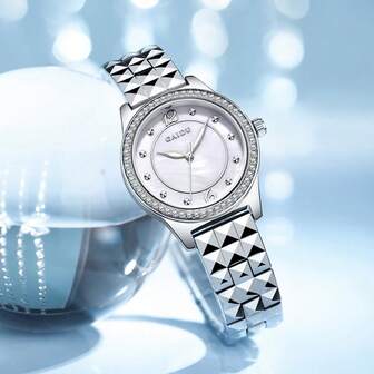  1pc GAIDU High-Quality Women's Quartz Watch, Fashionable Wristwatch Suitable For Daily Wear And Gatherings 3001