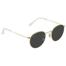 Ray-Ban Round Metal Classic Polarized Black Unisex Sunglasses RB3447 919648 50 |  | Men Sunglasses - Multi - View 2
