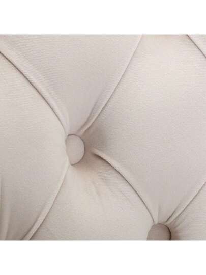 Furniture, Nikki Moderne Collection, High End Upholstered Solid Wood Contemporary Dining Stoel Chrome Stainless Steel Legs Nail Ornament, Set Of 2, Grijs Chrome, DE1701GY view 11