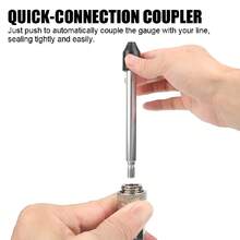 Automotive Cylinder Compression Tester Kit, Gasoline Engine Compression Gauge With M10, M12, M14, M18 Adapters, Pressure Gauge, Automotive Tool - Red - View 2