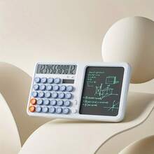 1pc 12-Digit Multifunction Calculator With Memory Storage, Percentage, Square Root, GT Total Calculation, Erasable Scratch Pad, Suitable For Student Math, Office Finance, Home Accounting, Retail Cashier, Macaron Button Color, Large Clear Display, Dual Power Supply, Portable Desktop Calculator - Multicolor - View 8