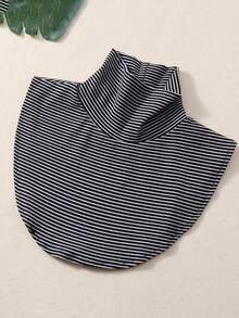 1pc Women's Detachable Faux Turtleneck Shirt, Fashion Accessory - Multicolor - View 7