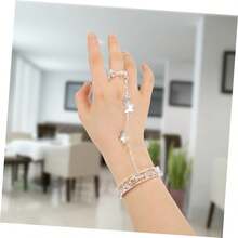 Pulsera De Estilo Antiguo Dedo Brazalete Pulsera De Plata Cadena De Pulsera De Decoración De Muñeca Pulsera De Joyas De Muñeca Aleación - 3 - Ver 7