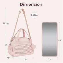 Travel Duffel Bags - Pink - View 4