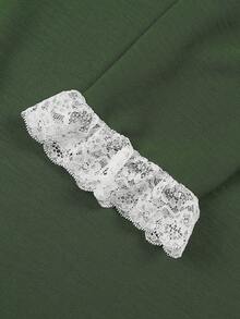 ii Casual Retro Renaissance Elegant Dress Spring - Army Green - View 5