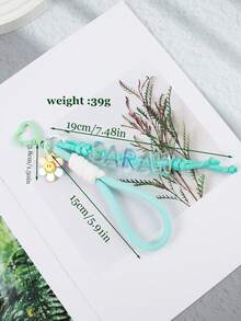 1pc Customized INS Style Minimalist Short Rope Woven Acrylic Plated Colorful English Letter Bead Heart Keychain, Cute Little Sun Acrylic Pendant, Gift For Friends, Family, Birthday Gifts, Customized Keychain, Customized Name, Customized Birthday Gift, Customized Phone Lanyard, Customized Bag Charm,Durable,Colorful,Cute,Adorable,Funny,Kawaii,Y2K,Stylish,Unisex,Casual,Custom,Personalized,Unique,Customized,Ideal Gifts For Him,Ideal Gifts For Her,Her,Boyfriend,Girlfriend,Family,Friends,Delicate Romance,Winter Grace