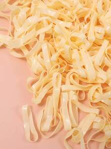 500pcs Girls' Thickened, High-Elasticity, Durable Disposable Hair Elastics, Hair Ties That Don't Pull Hair