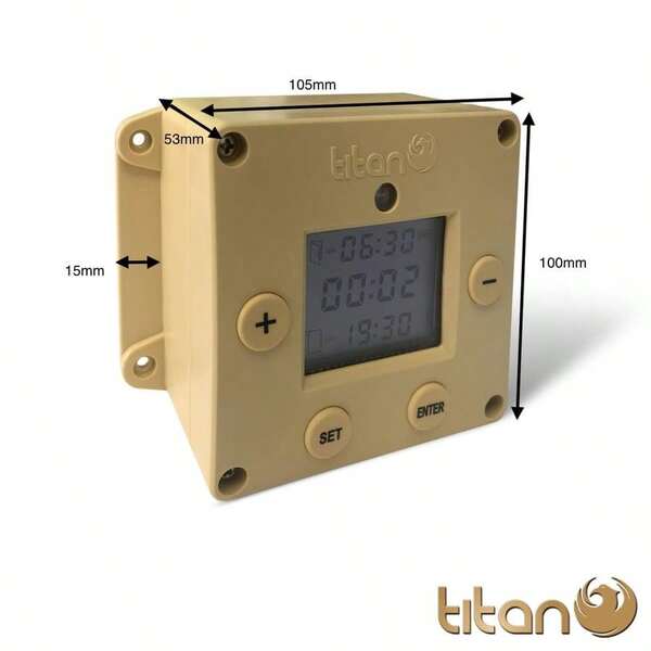 Light Sensor And Timer  Door Opener