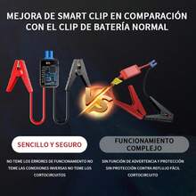 Arrancador de Batería de Auto Portátil 7500A, con Compresor de Aire 150 PSI, Linterna LED y Carga Rápida USB, para Vehículos SUV, Motos y más, Batería Externa y Emergencias - 1 - Ver 7
