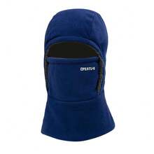 冬季骑行头套加厚防风保暖面罩方便防寒套头帽，适用于户外滑雪和单板滑雪 - 彩色 - 查看 12