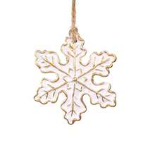 Christmas Cute Stars/Snowflakes Christmas Tree Rocking Horse Home Decor - Blanco - Ver 2