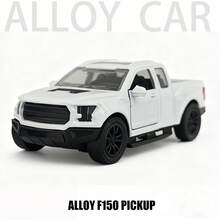 1pc Retro Alloy Metal Pickup Truck Decoration - Pink & Red Classic Car Model With Chrome Decor, Openable Doors, No Battery Required - Ideal For Home & Office Decor, Toy Vehicle Collection - Multicolor - View 19