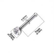 60pcs Nose Ring Set, Earrings, Stainless Steel Nose Ring Set, Body Jewelry Set - Multicolor - View 4