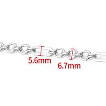 1 Meter / 39.37 Inches 304 Stainless Steel Chain Various Styles Of Chain Links DIY Bracelet Necklace Jewelry Making Materials - Chain - View 9