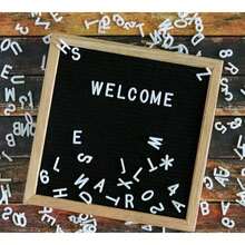 Letter Board Letters Only Flet Letter Boards, Plastic Letter Board Sign Message Board Letters, Word Board With Letters, Numbers Felt Letters Changeable Changeable Letter Boards 170 - White - View 4