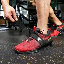 Professional Weightlifting Shoes For Men, Deep Squat & Deadlift Shoes, Indoor Fitness Shoes For Women, Comprehensive Training Shoes For Strength & Barbell Leg Exercises - Red - View 14