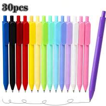 10/20/30 Piece Colored Ballpoint Pen Set - Black Ink With Multiple Color Pen Bodies, Used For Classroom Rewards And Party Gift Pens, Macron Colored Writing Stationery, Perfect Student Rewards And Treasure Chests Filled With Prize Boxes, Fun Writing Stationery, Christmas Gifts - Multicolor - View 11