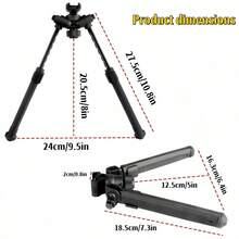 HK416 Bipod, Magpul 20mm Adjustable Bipod, Nylon Fiber Alloy One-Piece Magpul Bipod - Multicolor - View 4