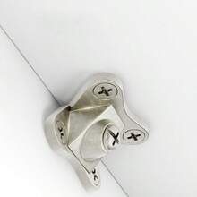 10个锌合金蝶形支架，可拆卸角连接器，带螺丝 - 彩色 - 查看 7