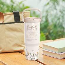 Pink Bow Stainless Steel Straw Lid Tumbler 30oz With Carry Handle For Women Girls, Insulated Travel Coffee Cup, Gift For Sports Outdoor Workout Christmas Birthday - 最好的朋友 - 查看 7