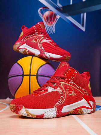 Zapatillas deportivas de baloncesto para hombres, zapatillas de running para maratón, zapatillas deportivas para exteriores, zapatillas de entrenamiento físico, zapatillas de senderismo, ligeras, versátiles, zapatillas casuales de moda, suela MD de alta elasticidad, diseño ergonómico, adecuadas para estudiantes u hombres como regalo, talla 39-48 (suelas pintadas a mano con patrones irregulares)