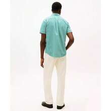 Tommy Hilfiger Men's Heritage Oxford Gingham Shirt | - 青碧色 - 查看 4