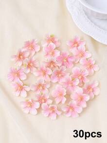 10/30pcs Artificial Mini Cherry Blossom - 1.18in Multicolor Sakura Flower Heads, Suitable For Decorative Christmas Wreath, Photo Frame, DIY Hair Accessory, Wedding Home Decoration, Thanksgiving, Valentine's Day, Spring And Summer Decoration - Multicolor - View 15