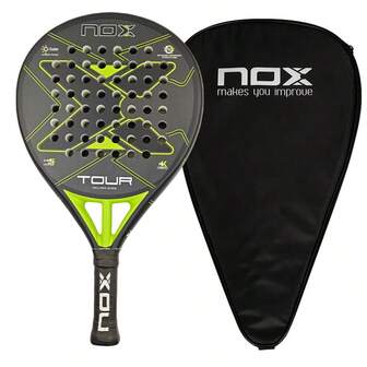 NOX Padel Racket ,3K Carbon Fiber, Soft EVA Face Tennis Paddle Racquet Racket With Padle Bag, Great For Thanksgiving, Christmas, Halloween And New Year's Celebrations
