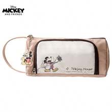 Disney 升级版米奇老鼠学生铅笔盒，大容量简约文具盒，高品质便携式铅笔袋，复古美式学生专用卡通铅笔收纳袋 - 彩色 - 查看 11