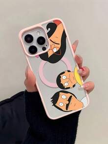 Bobs Burgers Family Fun Element-Design Phone Case, Suitable For IPhone Models 16, 15, 14 Pro Max, 13, 12, 11, XR, XS Plus Phone Cases, Made Of TPU Silicone Material, Providing Shock And Drop Protection, With Drop Protection Function, And Has A Very Good Hand Feel. It Is The Most Suitable Gift For Family, Friends, And Loved Ones. - Pink LB66 - View 2