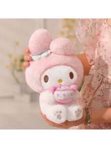 Miniso Sanrio My Melody Sandwich Cookie Stând Figură Jucărie de Pluș Ultra-Moale Colorat Desene Animate Drăguț Păpușă de Pluș Acasă Canapea Dormitor Decor Pentru Paște Ziua de Naștere Petrecere de Crăciun Favoruri Cadou 30cm/11.81in - Roz - Vizualizare 3